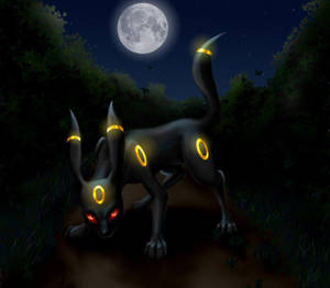 Umbreon Fierce Transformation Wallpaper