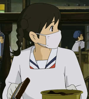 Umi_ Matsuzaki_ Painting_ Task_ Anime Wallpaper