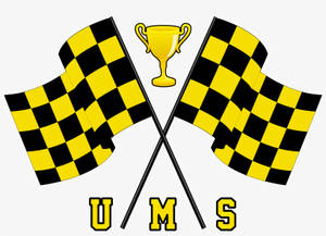 Ums Champion Yellow Checkered Flags Wallpaper