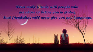 Unbreakable Bond – Friendship Quotes Wallpaper