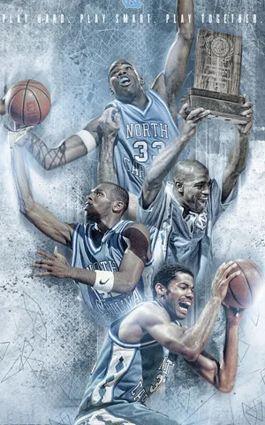 Unc Tar Heels Basketball Team Wallpaper