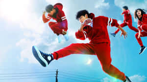 Uncanny Counter Cast Doing Parkour Wallpaper