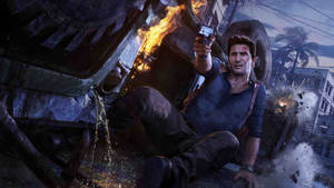 Uncharted Injured Nathan Drake Wallpaper