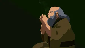 Uncle_ Iroh_ Contemplative_ Moment Wallpaper