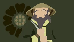 Uncle_ Iroh_ Minimalist_ Art Wallpaper