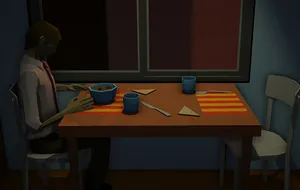 Uncomfortable Dinner Wallpaper