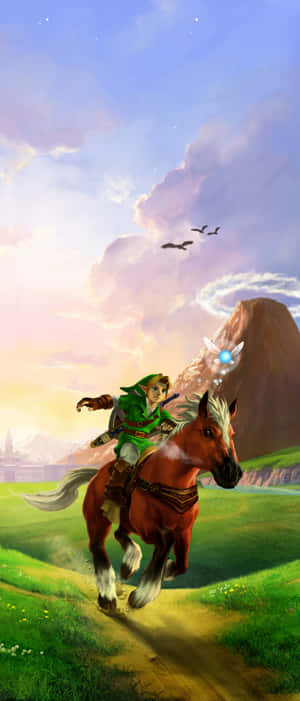 Uncover The Secrets Of The Legend Of Zelda With The New Zelda Phone! Wallpaper