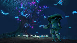 Uncover The Secrets Of Underwater Adventure In Subnautica 4k Wallpaper