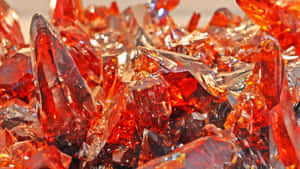 Uncut Ruby Gemstones Wallpaper