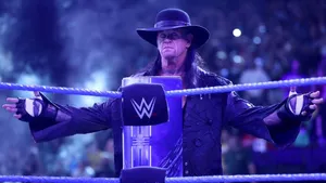 Undertaker Dominating W W E Ring Wallpaper
