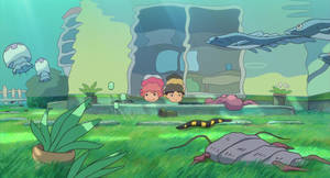 Underwater City Ponyo Wallpaper