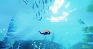 Underwater Exploration Serenity Wallpaper