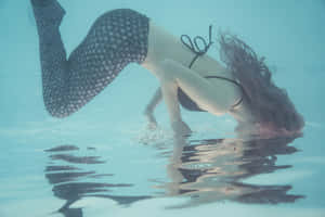 Underwater_ Mermaid_ Illusion Wallpaper