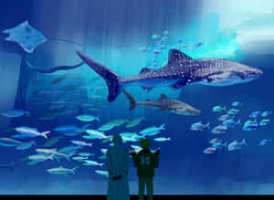 Underwater_ Wonder_ Aquarium_ View.jpg Wallpaper