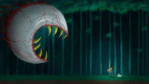 Unearth The Evil Of The Eye Of Cthulhu In Terraria Wallpaper