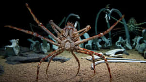 Unearthly Beauty Of The Sea Spider Wallpaper