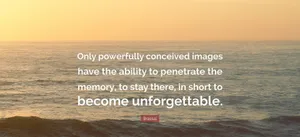 Unforgettable Ocean Quote Brassai Wallpaper