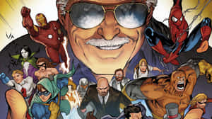 Unforgettable Stan Lee: A Lasting Tribute Wallpaper