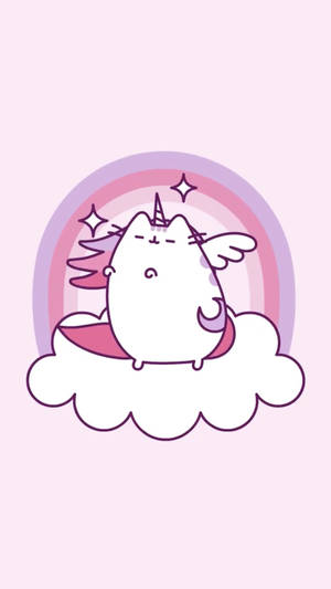 Unicorn Pusheen Cute Tablet Wallpaper