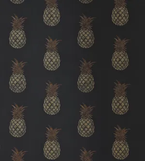 Unique Black And Brown Pineapple Patterns Wallpaper