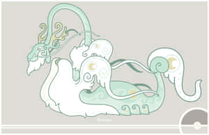 Unique Drampa Dragon Graphic Wallpaper