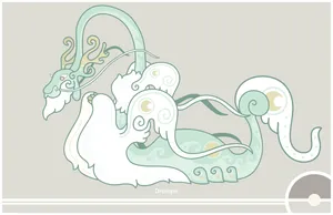 Unique Drampa Dragon Graphic Wallpaper