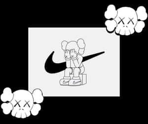Unique Style Of Kaws X Nike Collaboration Sneaker Wallpaper