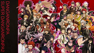 Unite Against Despair With The Students Of Danganronpa Wallpaper