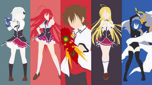 Unite And Conquer - Highschool Dxd Collage Wallpaper