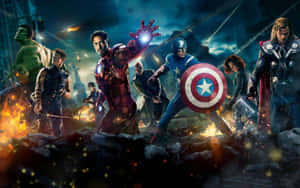 Unite - Superhero Strength With The Power Of Marvel Wallpaper