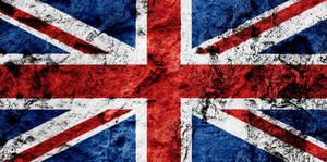 United Kingdom Flag With Black Dust Wallpaper
