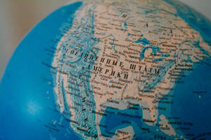 United States Map Globe Collectible Wallpaper