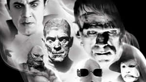 Universal Monsters In Classic Horror Scene Wallpaper