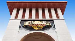Universal Studios Singapore Entrance Sign Wallpaper