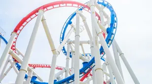 Universal Studios Singapore Roller Coaster Structure Wallpaper