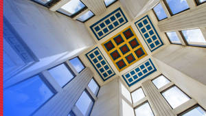 University Of Kansas Campanile Ceiling Wallpaper