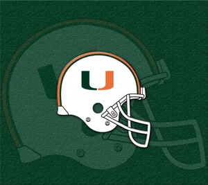 University Of Miami Helmet Art Wallpaper