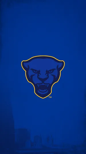 University Of Pittsburgh Blue Panther Phone Wallpaper