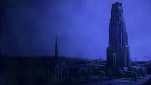 University Of Pittsburgh Dark Purple Wallpaper