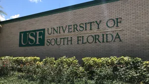 University Of South Florida Signage Brick Wallpaper