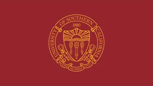 University Of Southern California Seal Red Wallpaper