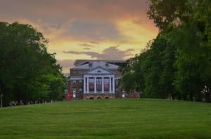 University Of Wisconsin-madison Hall Grass Field Wallpaper