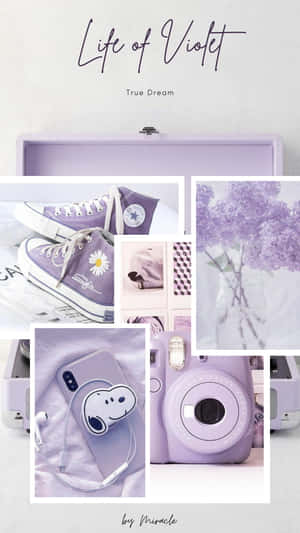 Unleash Beauty With A Hint Of Purple Wallpaper