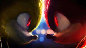 Unleash Speedy Fun With Super Sonic! Wallpaper