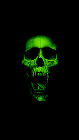 Unleash The Evil Skull Wallpaper