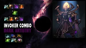 Unleash The Mystical Powers Of The Dota 2 Invoker With This Stunning High-resolution Wallpaper. Wallpaper