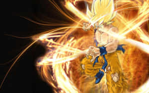 Unleash The Power Of A Super Saiyan! Wallpaper