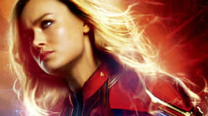 Unleash The Power Of Captain Marvel Wallpaper