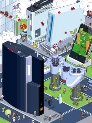 Unleash The Power Of Gaming With This Fantasy Artwork Wallpaper