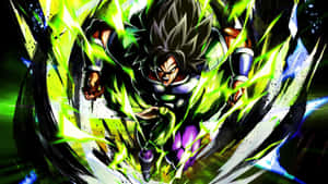 Unleash The Power Of Legendary Super Saiyan Broly Wallpaper